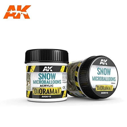 AK 8010 100 ml. Snow Microballoons, Akrilik, Diorama Serisi Zemin Dokusu