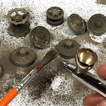 AK 8026 100 ml. Islak Çamur Sıçrama Efekti, Akrilik, Diorama Serisi Zemin Dokusu