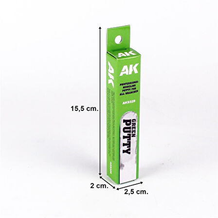 AK 9329 20 ml. Dolgu Macunu, Yeşil