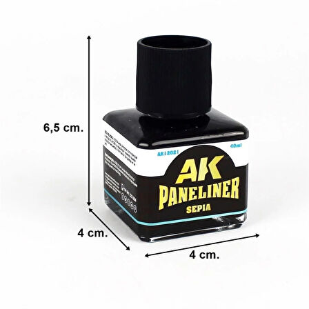 AK 12021 40 ml. Paneliner, Sepia, Enamel Boya