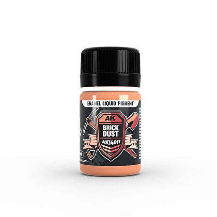 AK 14011 35 ml. Tuğla Tozu, Enamel Sıvı Pigment