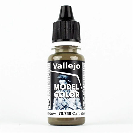 Vallejo 70740 18 ml. (117) Cam. Middle Brown, Model Color Serisi Model Boyası