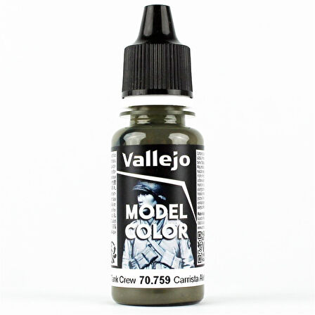 Vallejo 70759 18 ml. (100) German Tank Crew, Model Color Serisi Model Boyası