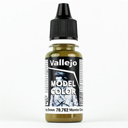 Vallejo 70762 18 ml. (115) Grey Brown, Model Color Serisi Model Boyası