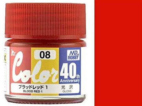 Mr.Hobby AVC-08 10 ml. Russian Blood Red I, 40.Yıl Mr.Color Serisi Model Boyası