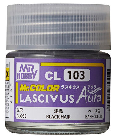 Mr.Hobby CL-103 10 ml. Black Hair, Lascivus Serisi Model Boyası