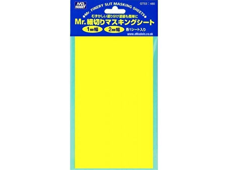 Mr.Hobby GT-53 Boya Maskeleme Şeritleri, 1x166mm 90 Adet, 2x166mm 45 Adet