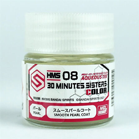 Mr.Hobby HMS-08 10 ml. 30 Minutes Sisters Colors, Smooth Pearl Coat, Aqueous Serisi Model Boyası