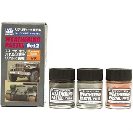 Mr.Hobby PP-102 Eskitme Pastel Set.2