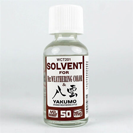 Mr.Hobby WCT-201 50 ml. Eskitme Model Boyaları için Tiner