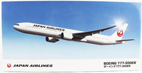 Hasegawa 19 10719 1/200 Ölçek, Boeing 777-300ER Japan Airlines JAL, Yolcu Uçağı Plastik Model Kiti