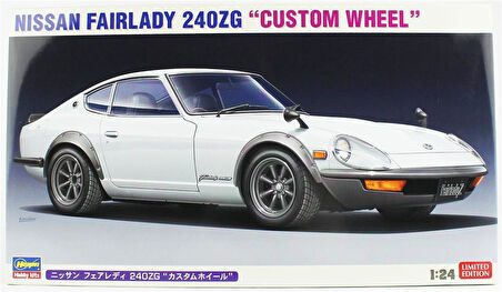 Hasegawa 20618 1/24 Ölçek, Nissan Fairlady 240ZG (Custom Wheel), Otomobil Plastik Model Kiti