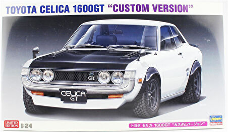 Hasegawa 20672 1/24 Ölçek, Toyota Celica 1600GT (Custom Version), (Limited Edition) Otomobil Plastik Model Kiti