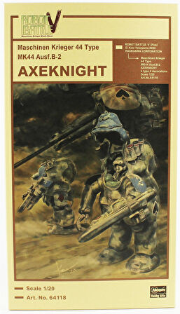 Hasegawa 64118 1/20 Ölçek, Axeknight Mk44 Ausf.B-2, Bilim Kurgu Plastik Model Kiti