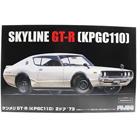 Fujimi ID-46 03926 1/24 Ölçek, Nissan KPGC110 Skyline GT-R 2-Door 1973, Otomobil Plastik Model Kiti