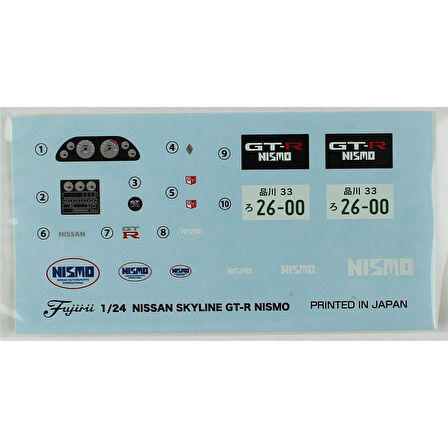 Fujimi ID-42 04656 1/24 Ölçek, Nissan Skyline GT-R KPGC-10 , Otomobil Plastik Model Kiti