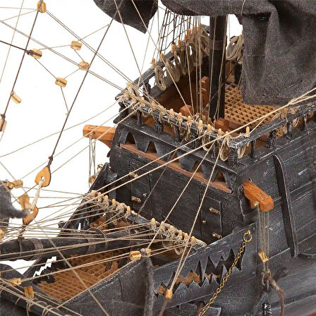 Occre 14010 1/50 Ölçek, Flying Dutchman, 78 cm. Yelkenli Efsanevi Hayalet Gemi, Ahşap Model Kiti