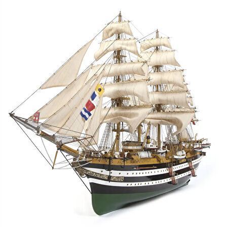 Occre 15006 1/100 Ölçek, Amerigo Vespucci, 98 cm. Yelkenli İtalyan Askeri  Eğitim Gemisi, Ahşap Model Kiti