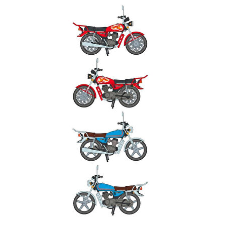 AK 35027 1/35 Ölçek, Honda CG125 Motorsiklet, Plastik Model Kiti