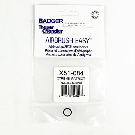 Badger X51-084 İğne üstü O-Ring Conta, (Patriot Extreme Tabanca İçin)