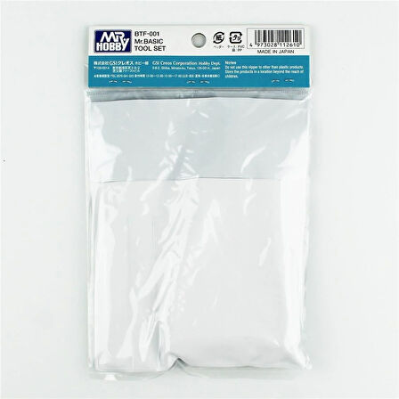 Mr.Hobby BTF-001 El Aletleri Seti (Pense, Açılı Cımbız, Eye)