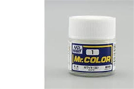 Mr.Hobby C-001 10 ml. White, Mr.Color Serisi Model Boyası
