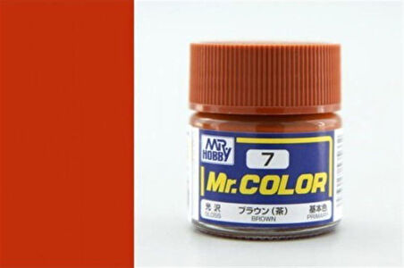 Mr.Hobby C-007 10 ml. Brown, Mr.Color Serisi Model Boyası