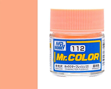 Mr.Hobby C-112 10 ml. Chracter Flesh (2), Mr.Color Serisi Model Boyası