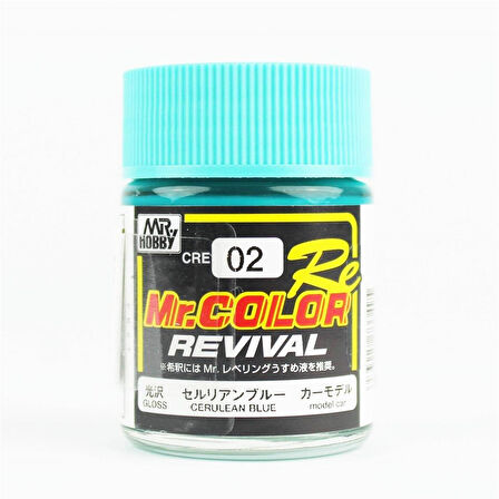 Mr.Hobby CRE-02 10 ml. Cerulean Blue, Revival Serisi Model Boyası