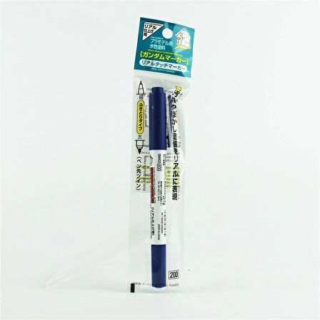 Mr.Hobby GM-403 Real Touch Blue 1, İnce ve Kalın uclu Gölgelendirme Marker Kalemi