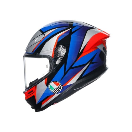 AGV K6 S SLASHCUT BLACK BLUE RED