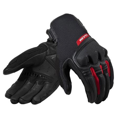 REVIT GLOVES DUTY BLACK RED ELDIVEN