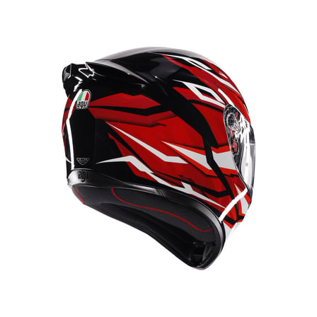 AGV K1 S LION BLACK  RED  WHİTE CONFİGURATİON KASK