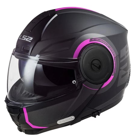 LS2 SCOPE 2 ARCH MAT TITANIUM-PEMBE KASK