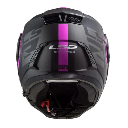 LS2 SCOPE 2 ARCH MAT TITANIUM-PEMBE KASK