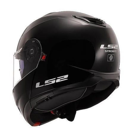 LS2 STROBE 2 PARLAK SİYAH KASK