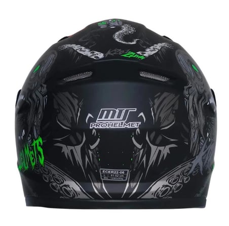 MT 201 MAT BLACK ÇOCUK KASK