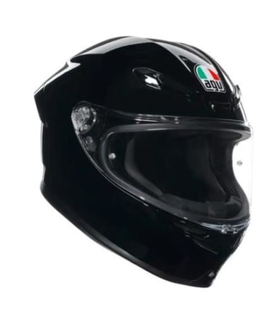 AGV K6 S BLACK KAPALI KASK
