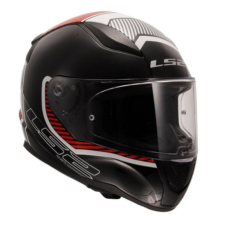 LS2 RAPID 2 EXTRA BEYAZ-KIRMIZI