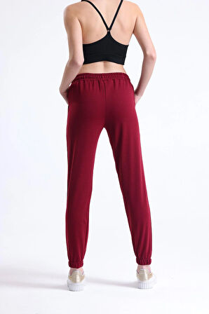 Kadın Eşofman Altı, Pijama Tek Alt | Bordo