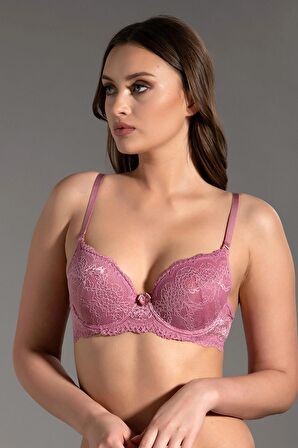 Dantel Tasarım Basic Boş Kap Sütyen | New Bra 1781