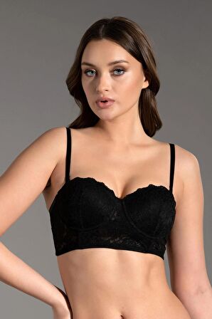 Dantelli Destekli Bustiyer | New Bra 5120