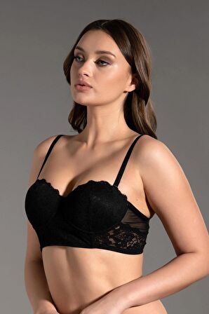 Dantelli Destekli Bustiyer | New Bra 5120