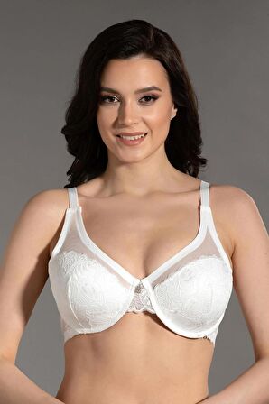 Kadın Desteksiz C Cup Sütyen Ekru | 4020