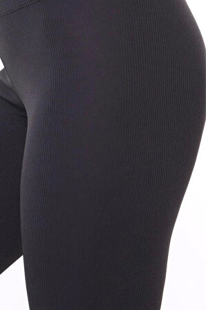 Yüksel Bel Toparlayıcı Fitilli Tayt