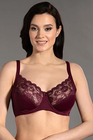 Sütyen C Kap Dantel Detaylı Toparlayıcı | New Bra 6000