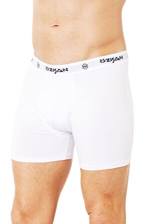  Erkek Modal Boxer Beyaz | Kompedan K11256