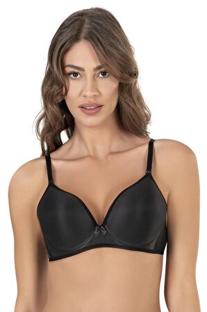 Kadın Basic B Cup Desteksiz Sütyen | Siyah