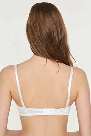 Straplez Destekli Sütyen Beyaz | New Bra 7055