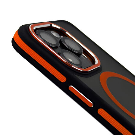 Iphone 11 Toland MagSafe Kılıf - Turuncu 